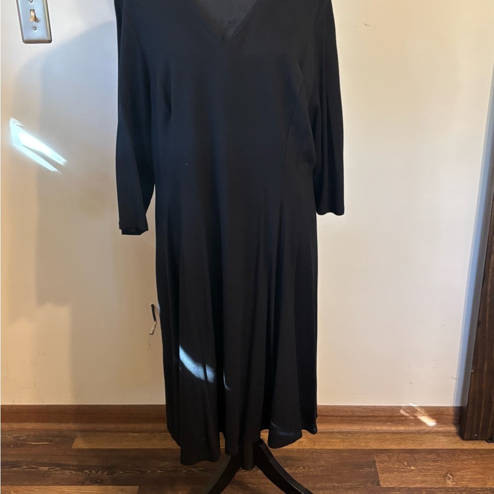 Lane Bryant Black Long Sleeve Dress